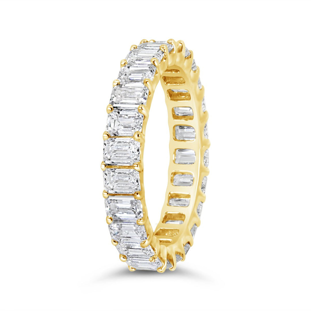 Emerald Cut Lab Grown Diamond Eternity Ring - 3.60 ct. total weight