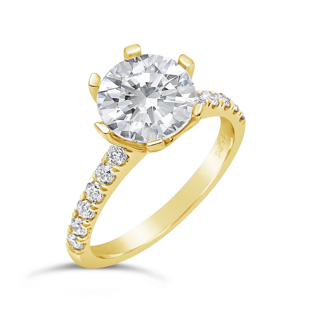 Parade Design Classic Diamond Engagement Ring - R2569C/R1