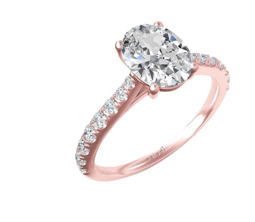 Naledi Classic Tapered Diamond Engagement Ring