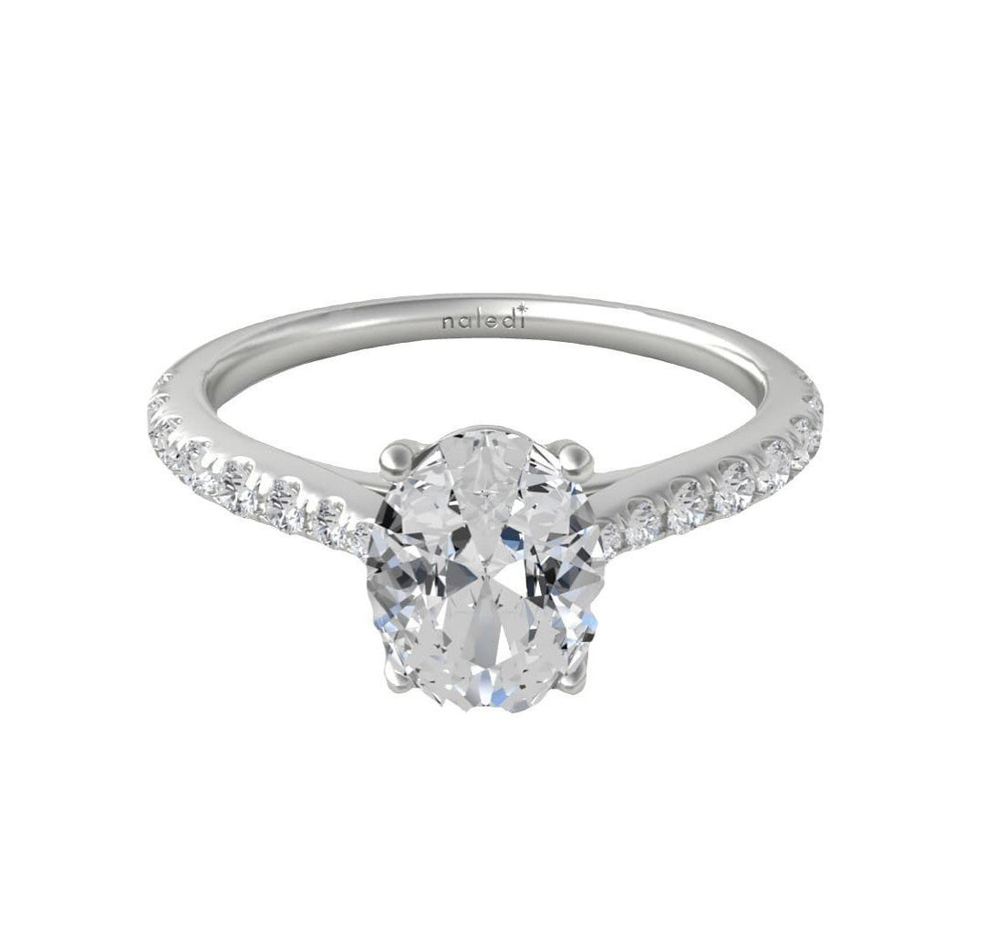 Naledi Classic Tapered Diamond Engagement Ring