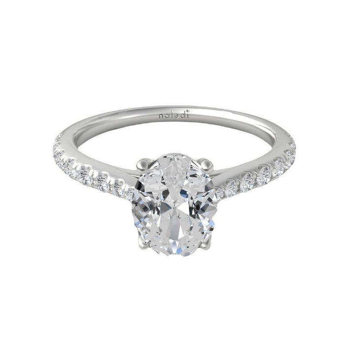 Naledi Classic Tapered Diamond Engagement Ring