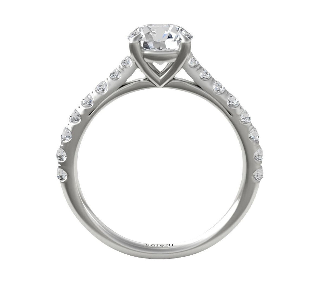 Naledi Classic Tapered Diamond Engagement Ring