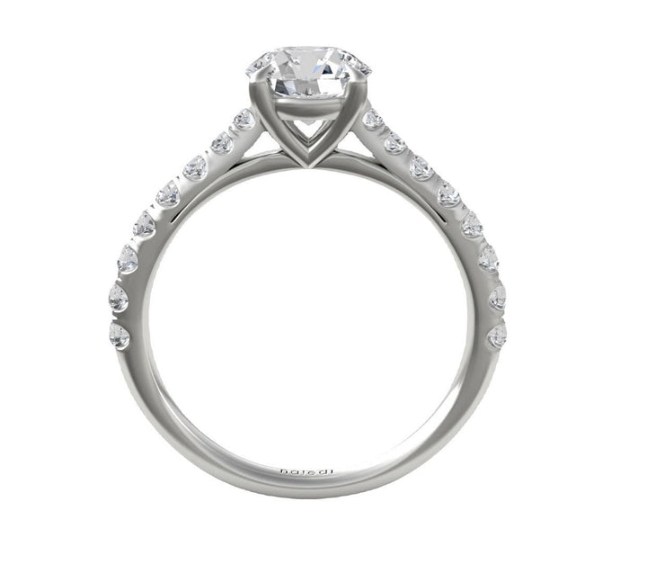Naledi Classic Tapered Diamond Engagement Ring