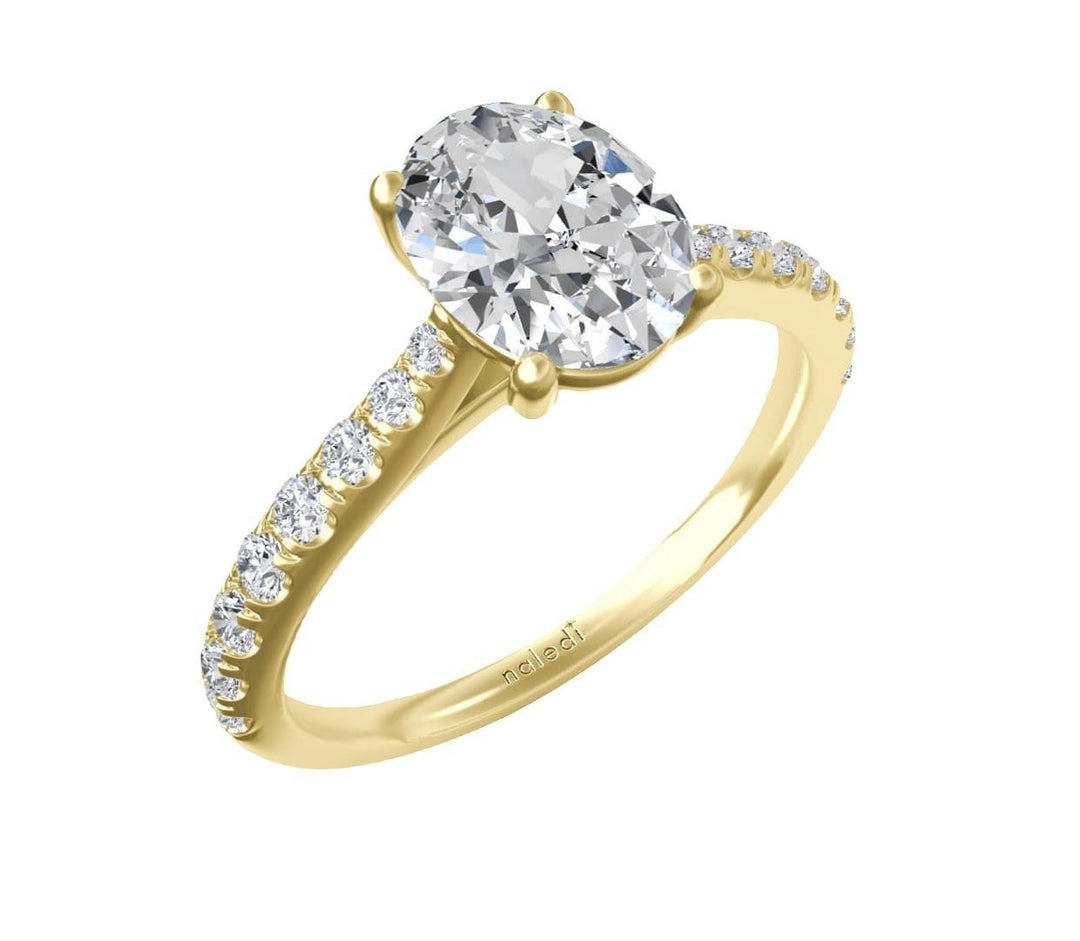 Naledi Classic Tapered Diamond Engagement Ring
