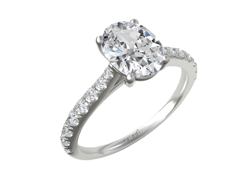 Naledi Classic Tapered Diamond Engagement Ring