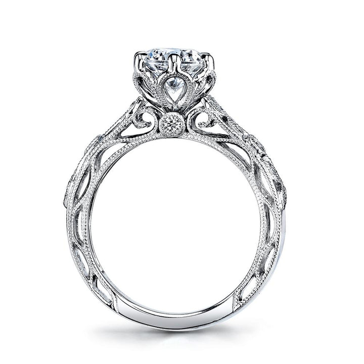 Parade Design's Vintage Inspired Diamond Engagement Ring