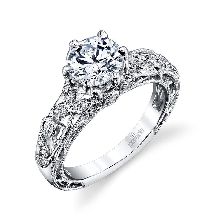 Parade Design's Vintage Inspired Diamond Engagement Ring