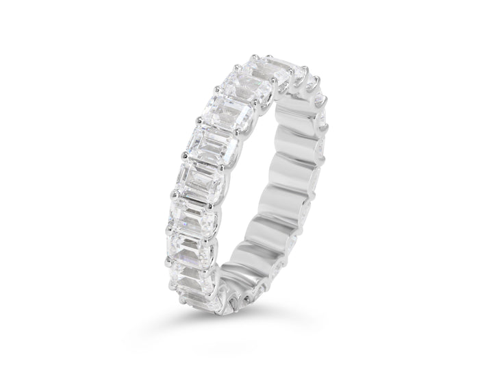 Emerald Diamond Eternity Band - YJC0097R