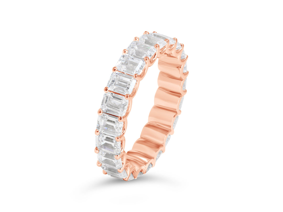 Emerald Diamond Eternity Band - YJC0097R