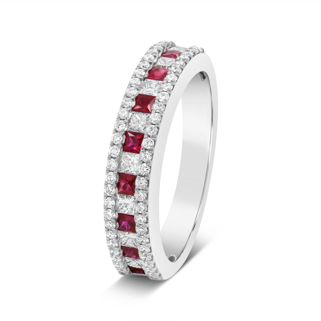 Diamond & Ruby Band - RN1231WR2