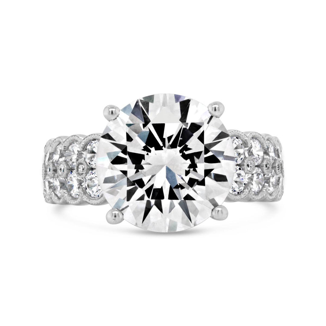 Vintage Inspired Diamond Engagement Ring - YJC3529R
