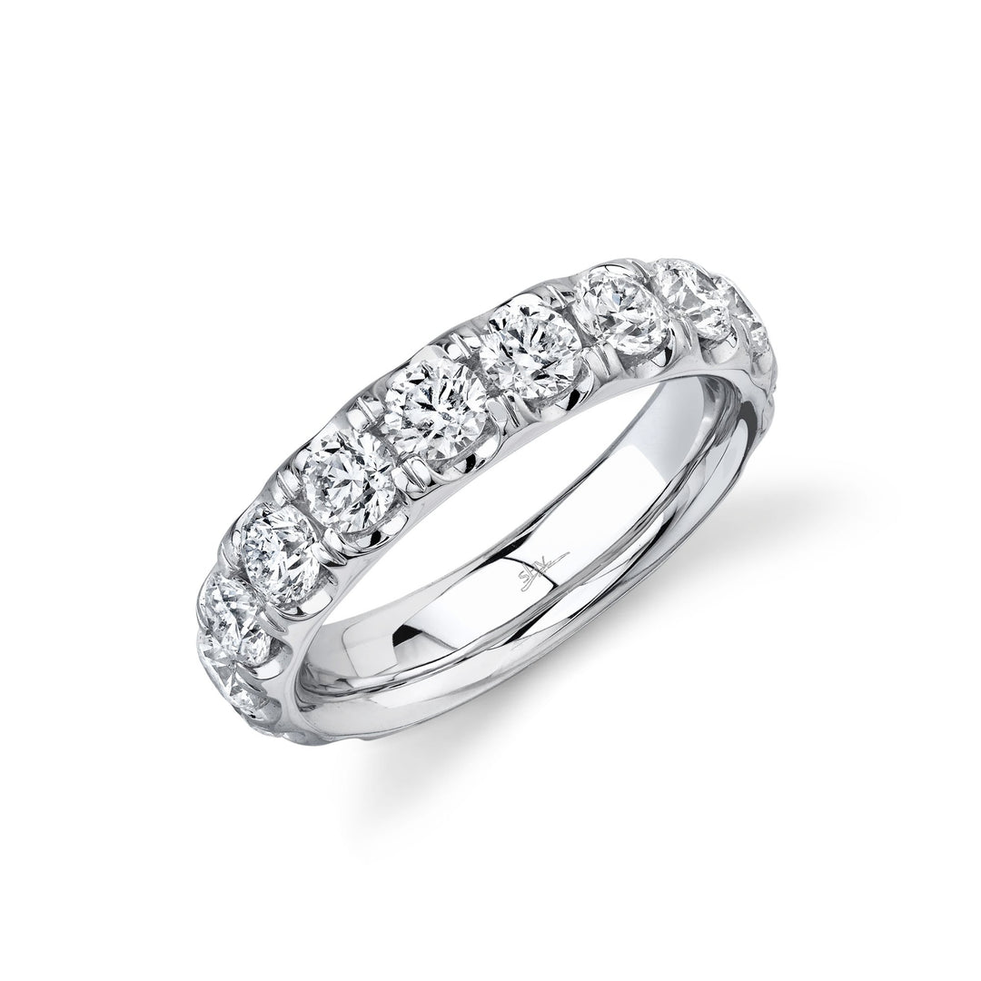 White Gold Diamond Band - SC55020361