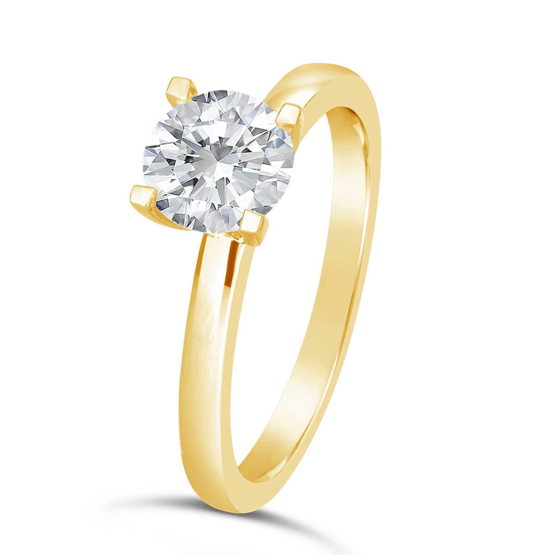 Classic Diamond Solitaire Engagement Ring