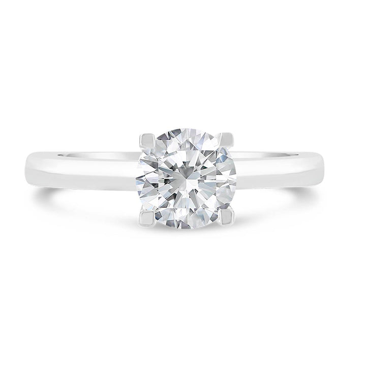 Classic Diamond Solitaire Engagement Ring