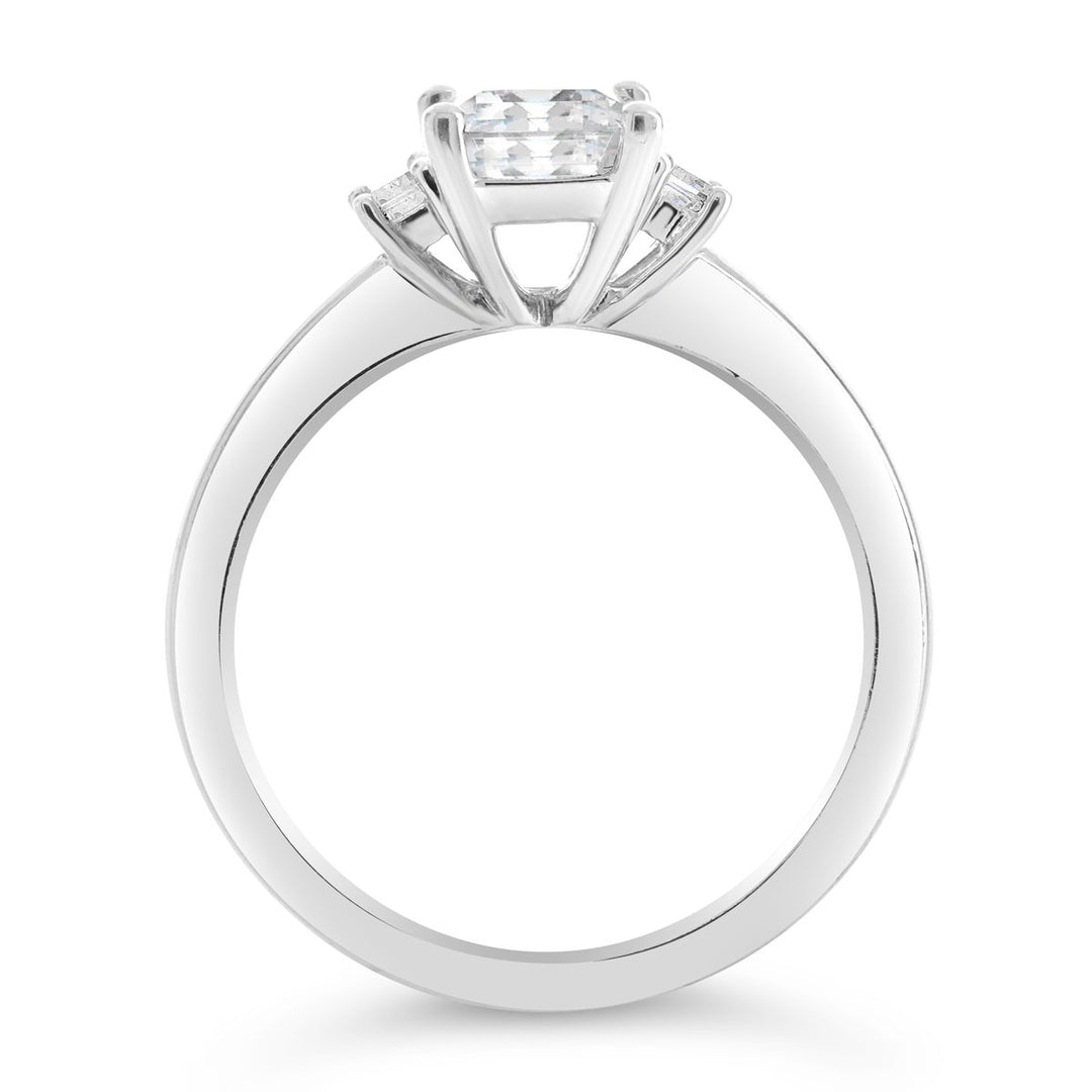 Three Stone Diamond Engagement Ring