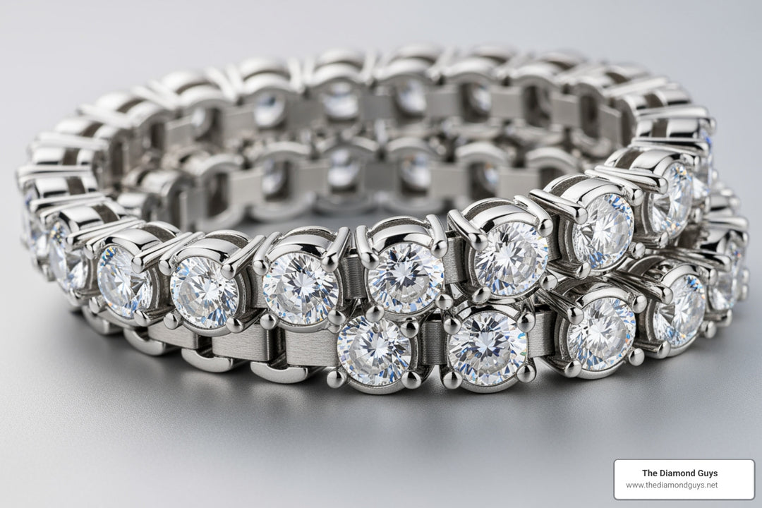 The Ultimate Men's Silver Tennis Bracelet Collection