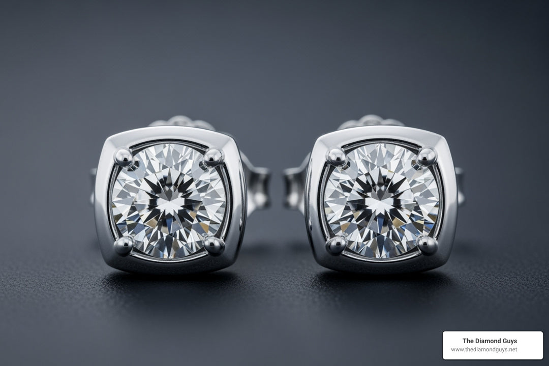 Dazzle Him: Top Silver Diamond Earrings for Men