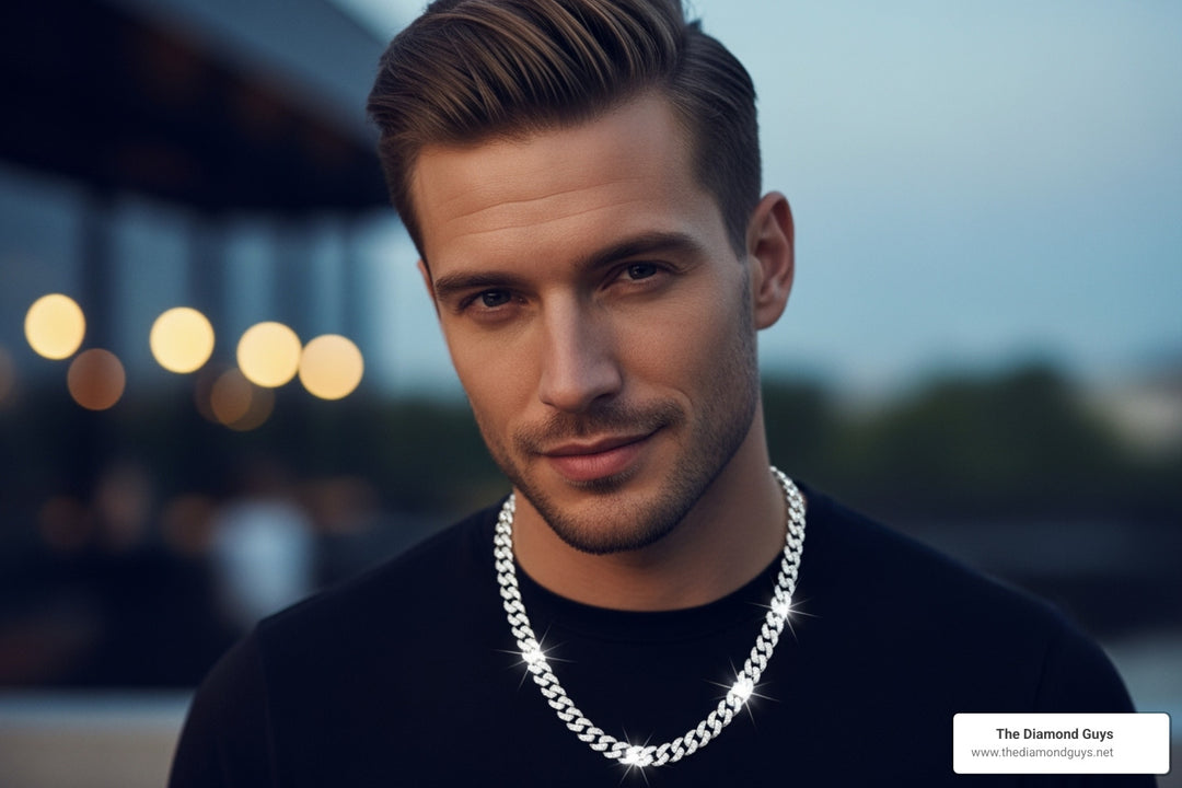 Men's Real Diamond Chains: Elevate Your Look with Authentic Sparkle