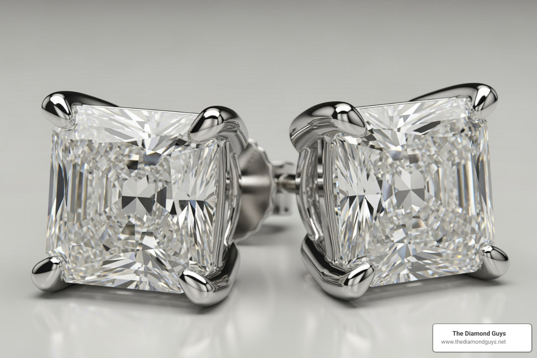 Sharp Style: Discover VVS Square Earrings for Men