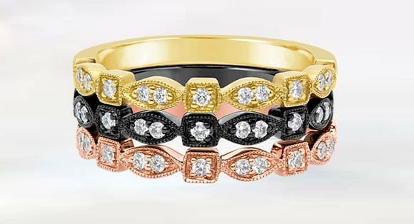 What Is A Stackable Ring? – The Diamond Guys