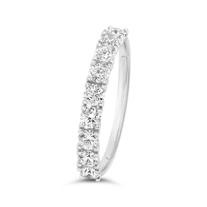 Half-Way Set Lab Grown Diamond Band - 37485