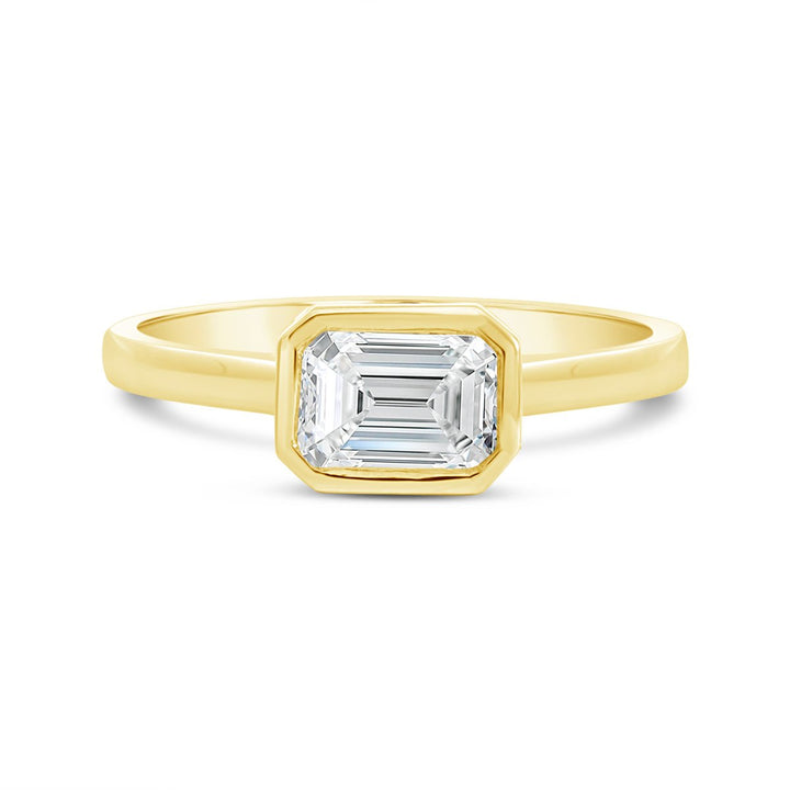 Bezel Set Lab. Grown Diamond Ring  - 251180RY