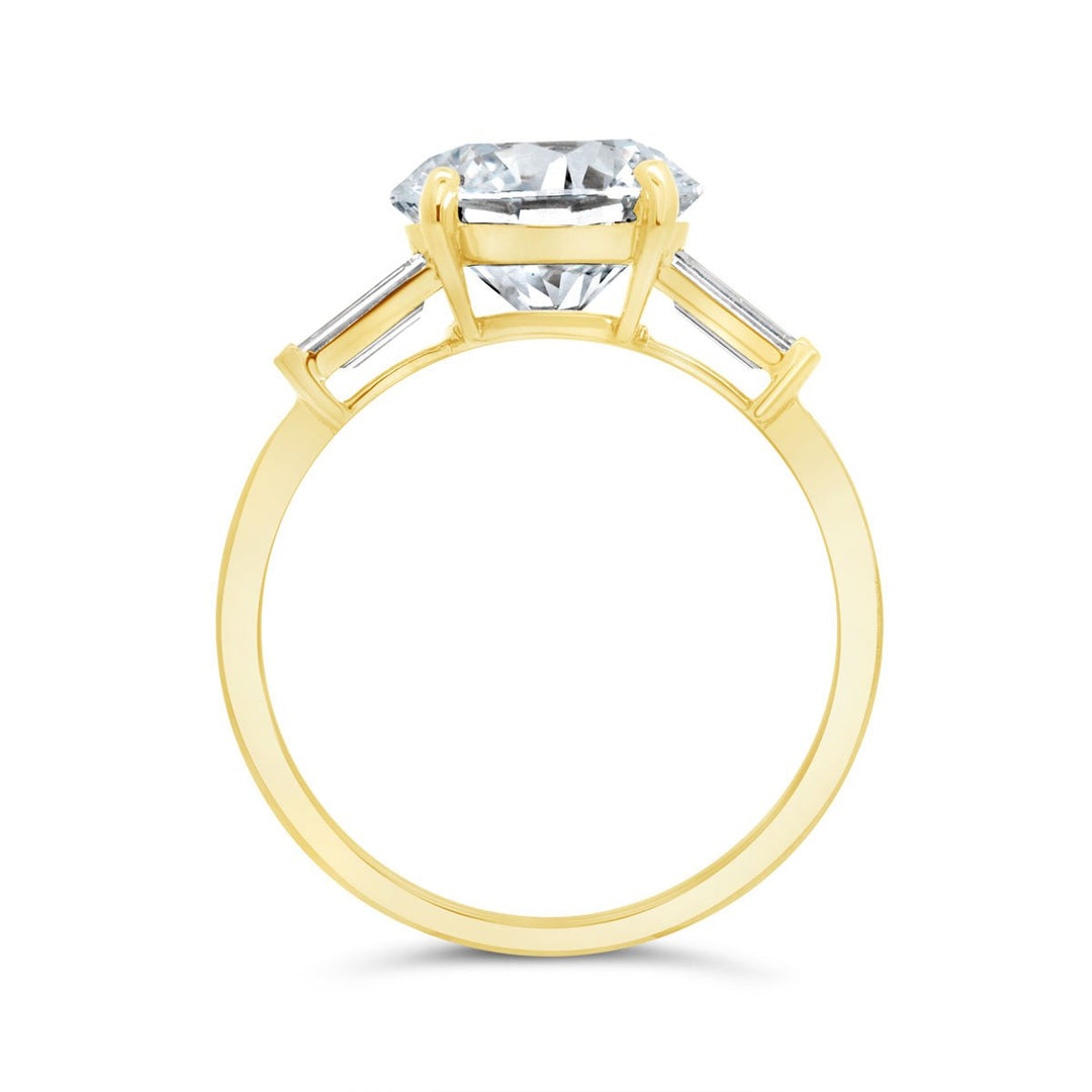 Lab Grown Diamond Three Stone Engagement Ring - 251065RY