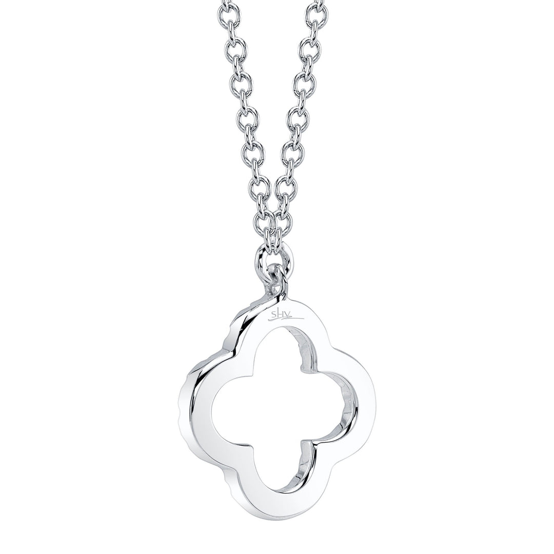 Shy Creation Diamond Clover Necklace