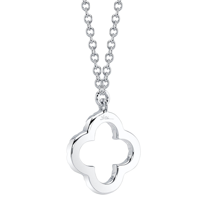 Shy Creation Diamond Clover Necklace