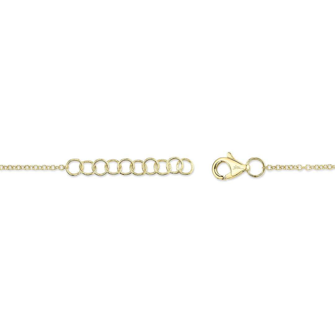 Shy Creation Diamond Love Knot Circle Bracelet
