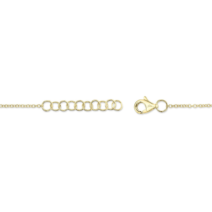 Shy Creation Diamond Love Knot Circle Bracelet
