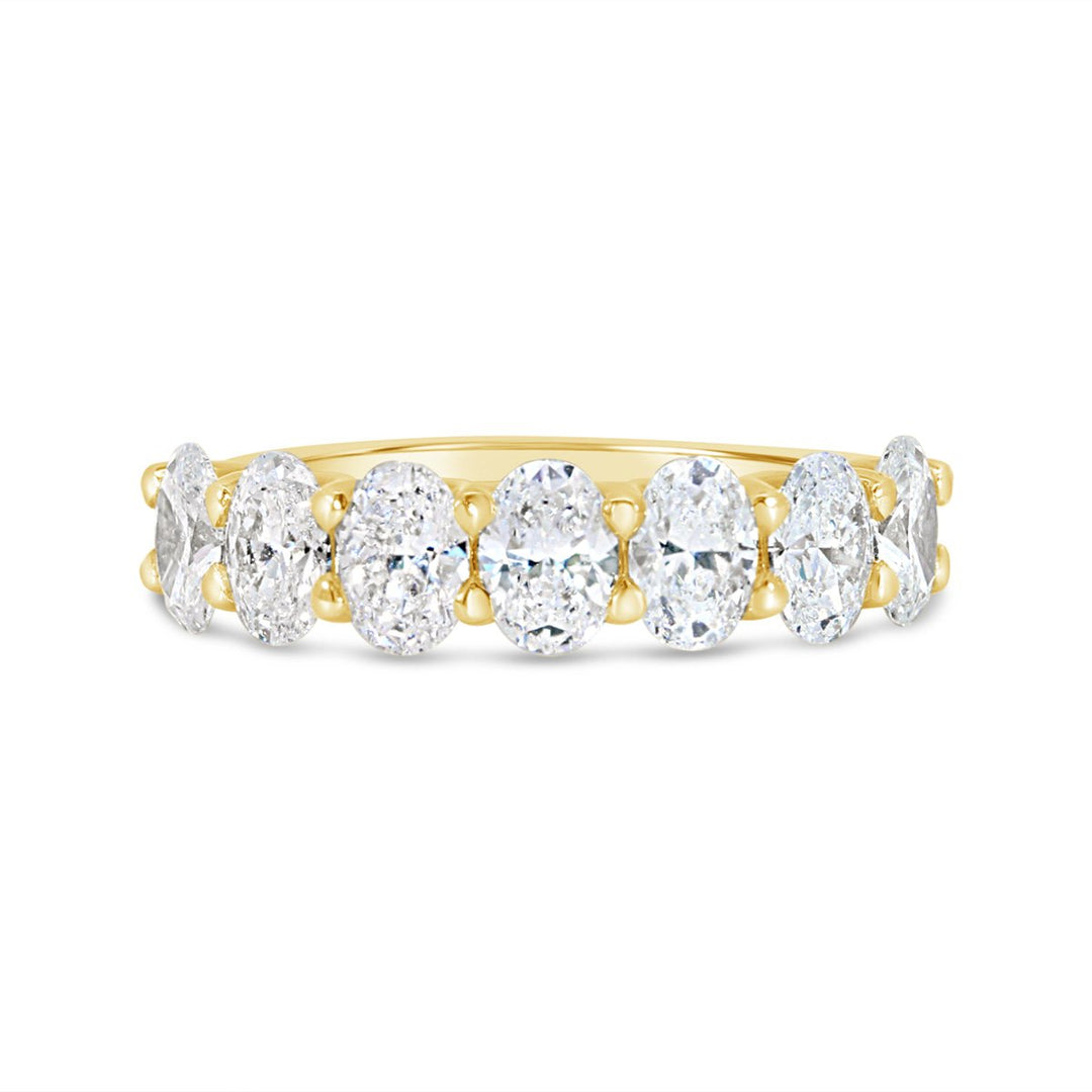 Oval Cut Lab Grown Diamond Band - 2.20 ct. total weight