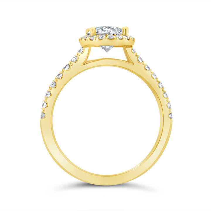 Halo Diamond Engagement Ring - YJC0506R