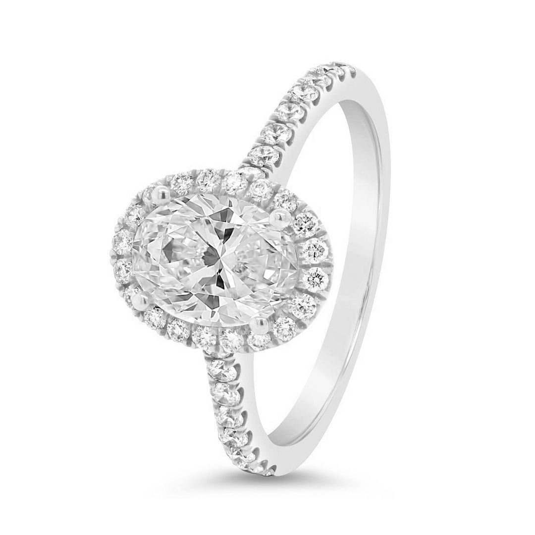 Halo Diamond Engagement Ring - YJC0506R