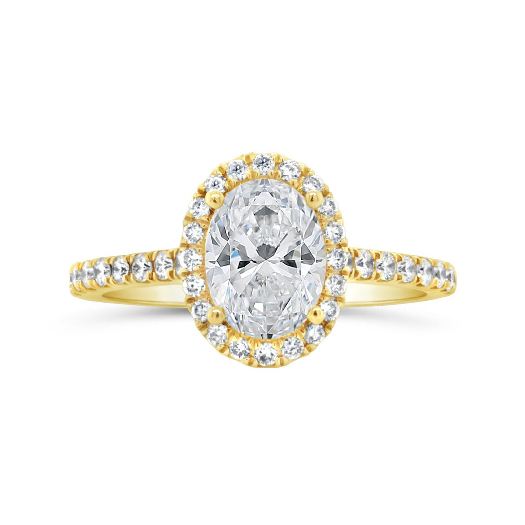 Halo Diamond Engagement Ring - YJC0506R