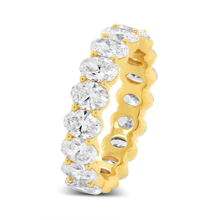 Oval Cut Lab Grown Diamond Eternity Band - EB741-LAB