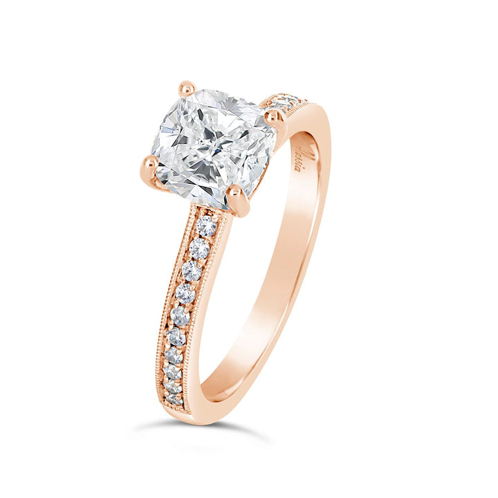 Vintage Style Diamond Engagement Ring - ACB135