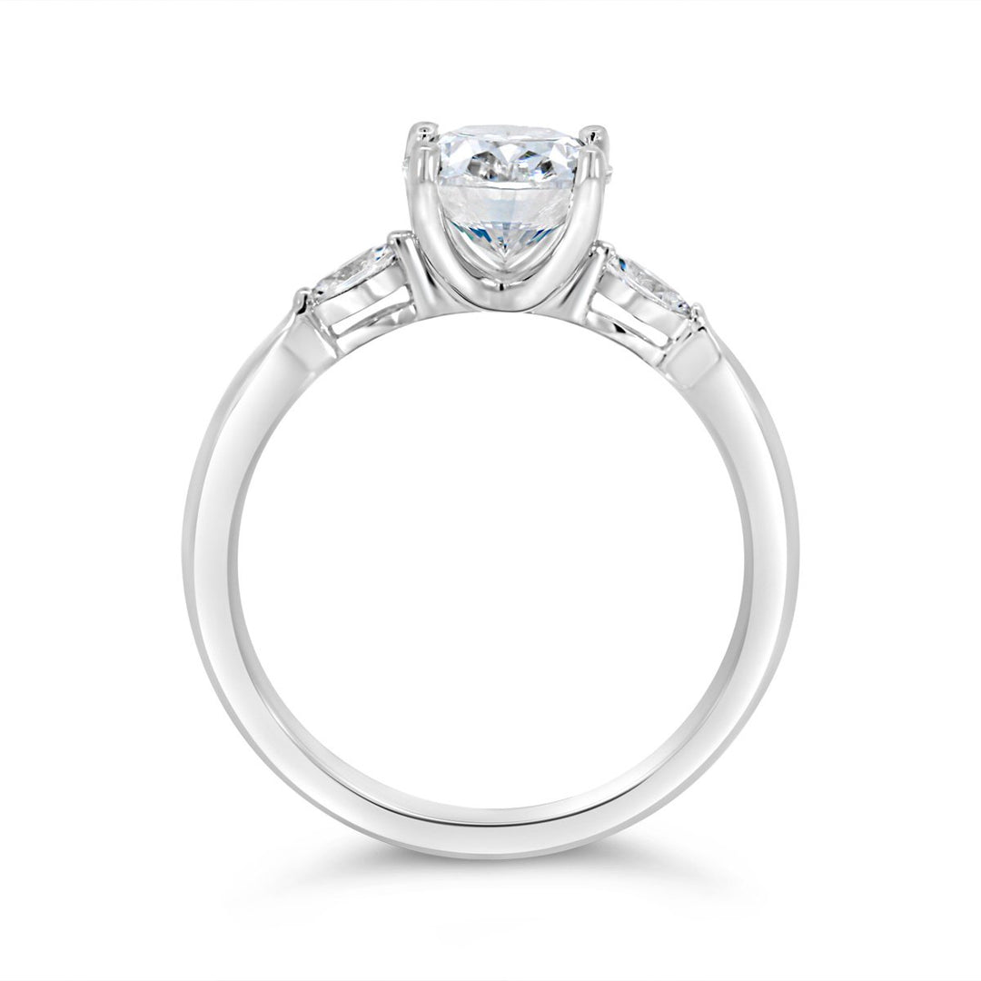 Three Stone Diamond Engagement Ring - YJC5504R