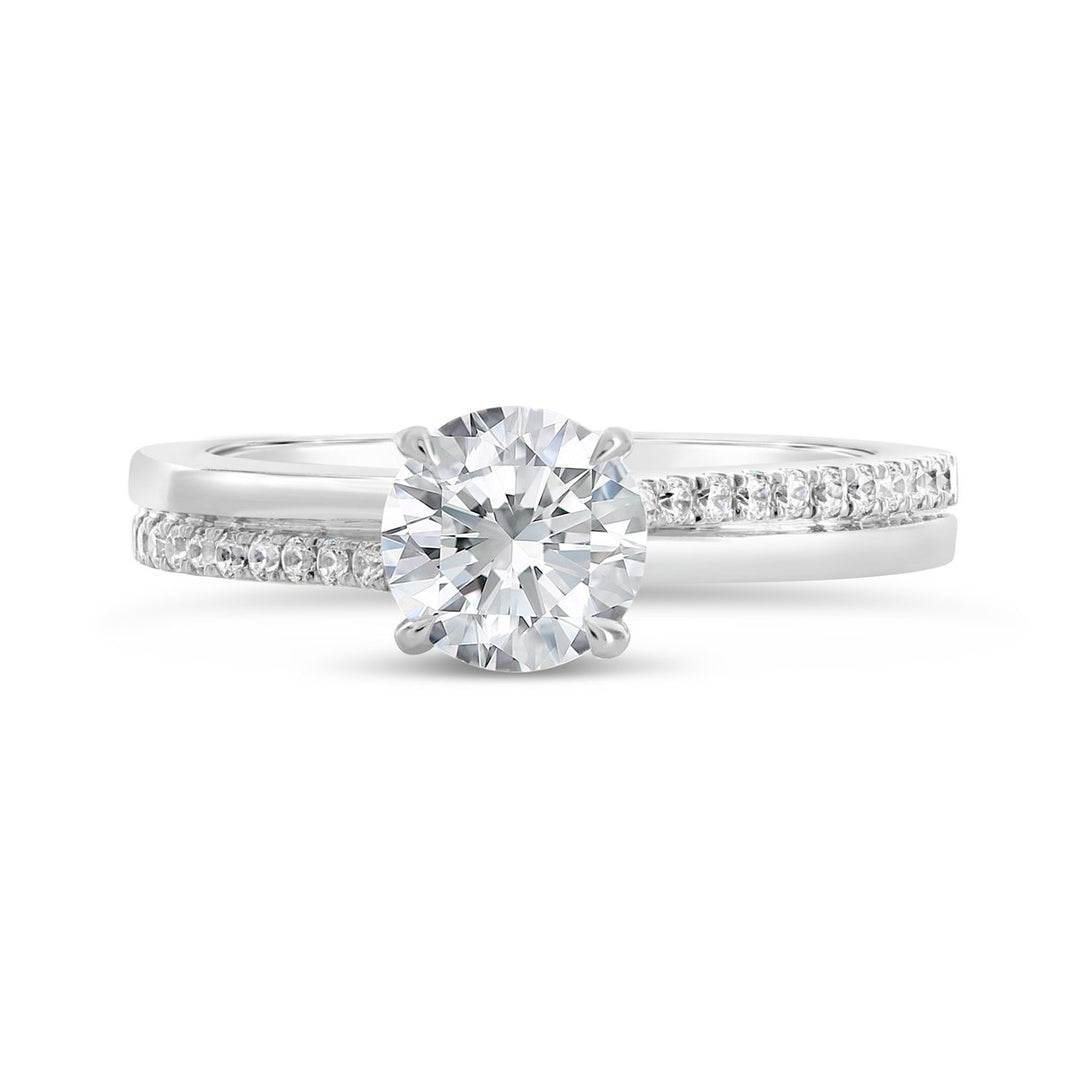 Modern Diamond Engagement Ring - ACB100