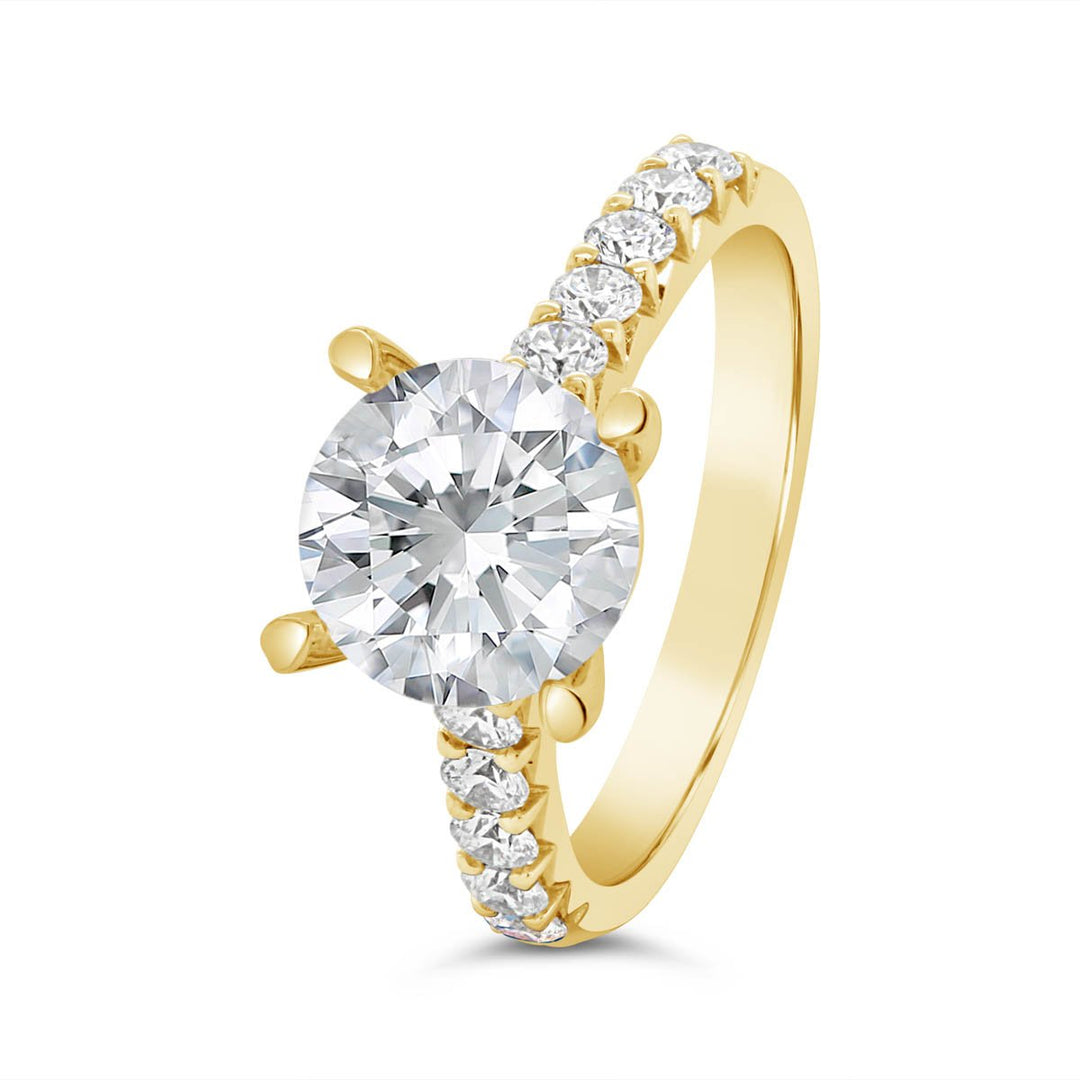Pave Diamond Engagement Ring - GSR15851