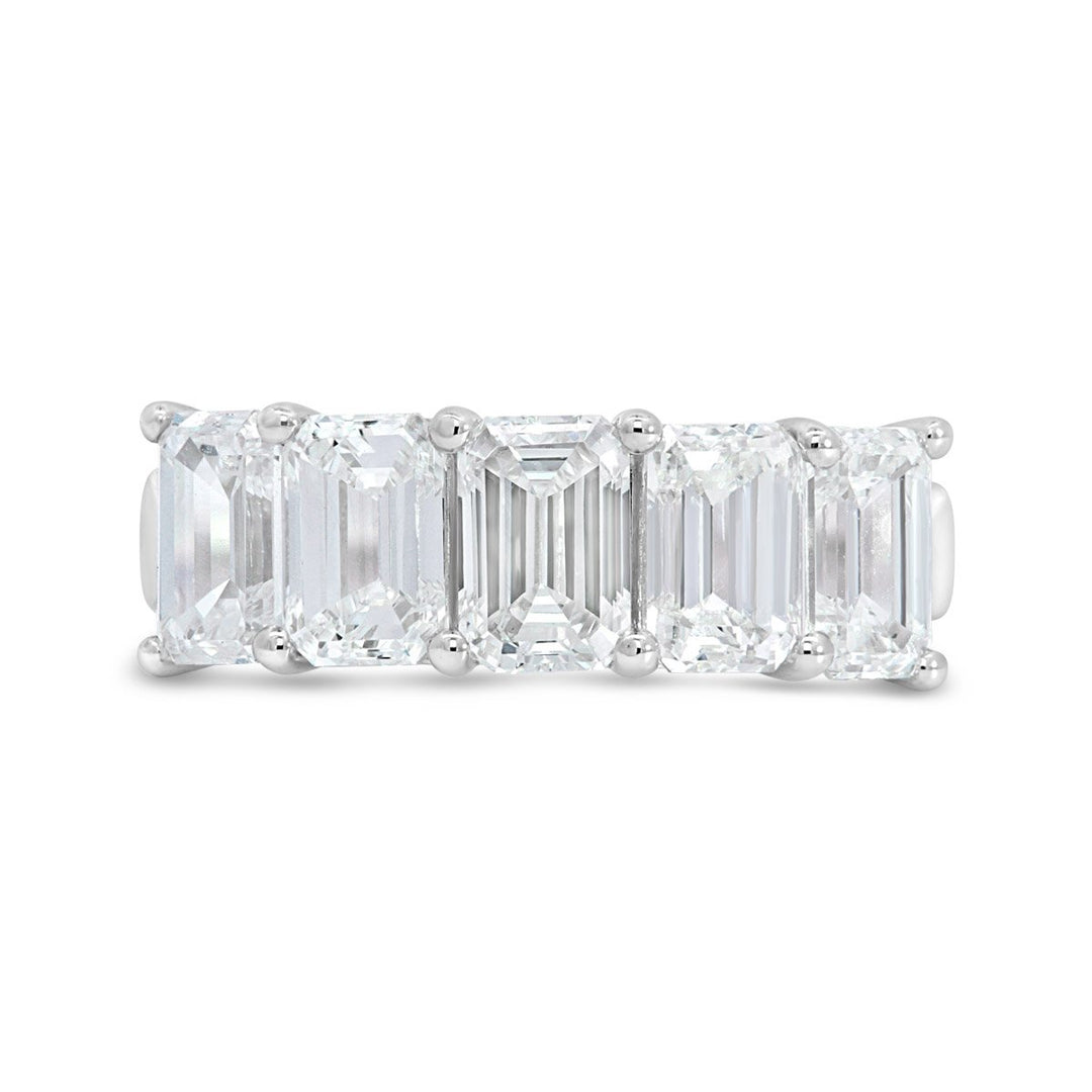 Emerald Cut Lab Grown Diamond Band - AV-1016LRC