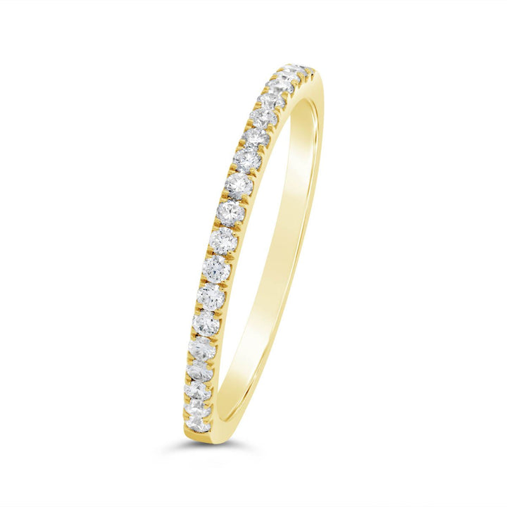 Half Way Set Thin Diamond Band - YJA5963R-B