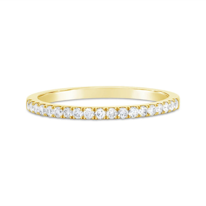 Half Way Set Thin Diamond Band - YJA5963R-B