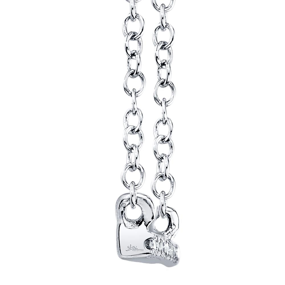 Shy Creation Diamond Bar Necklace