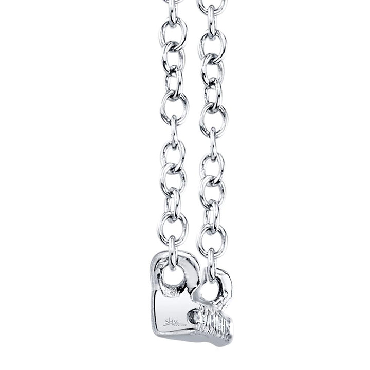 Shy Creation Diamond Bar Necklace