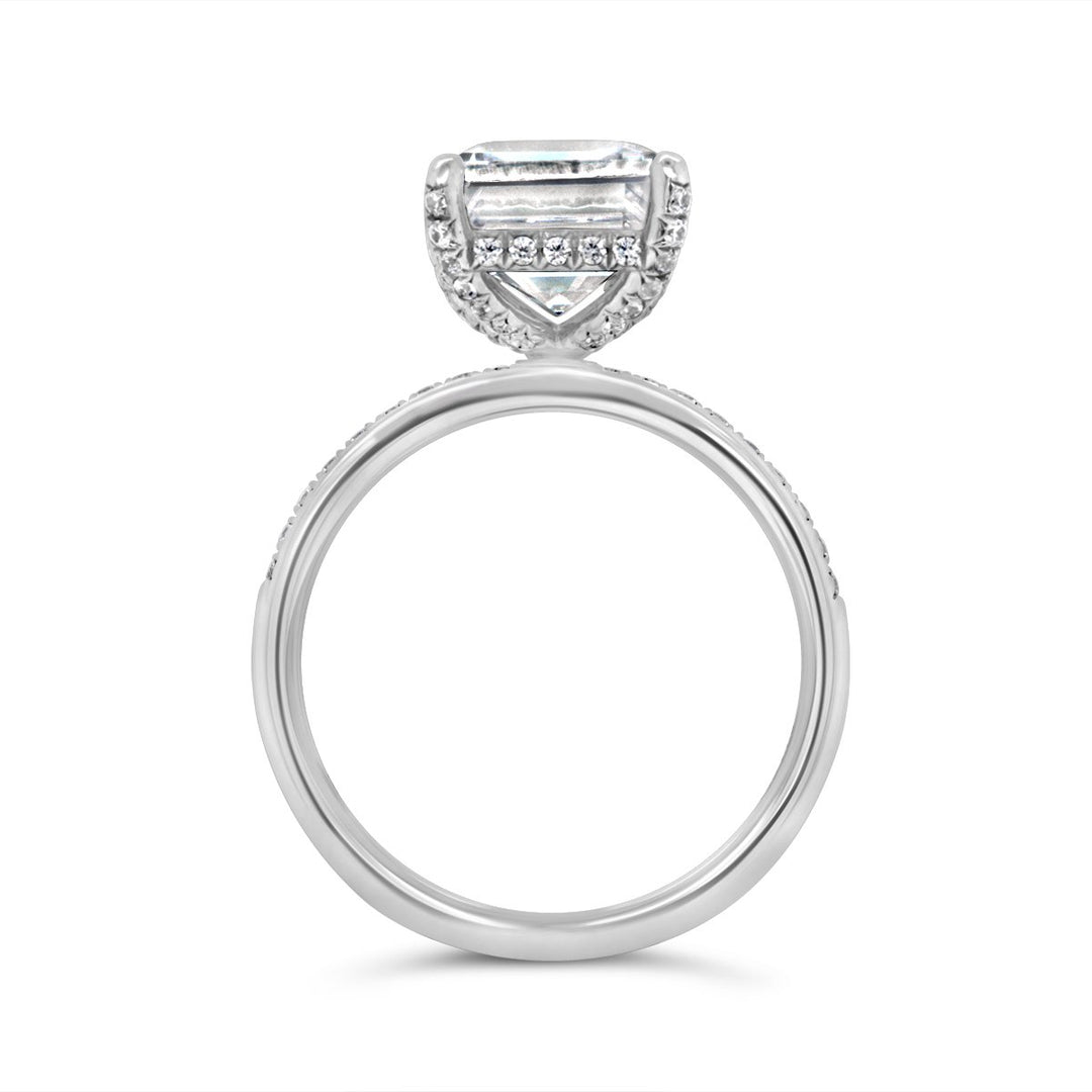 Hidden Halo Diamond Engagement Ring - YJC1911R