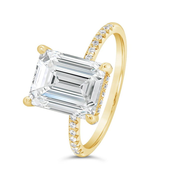 Hidden Halo Diamond Engagement Ring - YJC1911R
