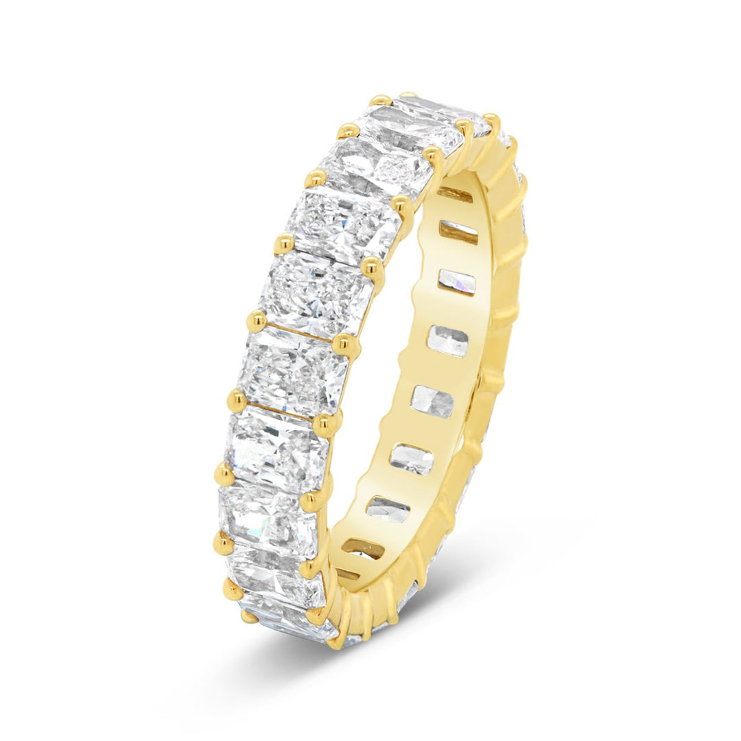 Lab Grown Radiant Cut Diamond Eternity Band - EB739-LAB