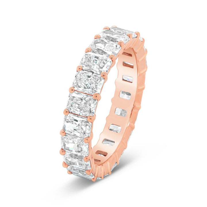 Lab Grown Radiant Cut Diamond Eternity Band - EB739-LAB