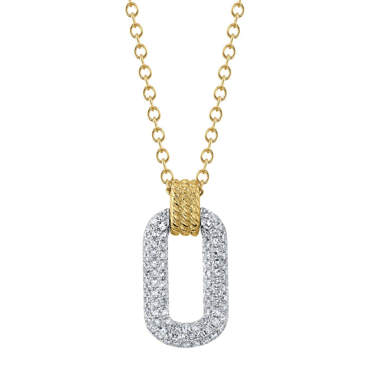 Shy Creation Diamond Pendant Necklace